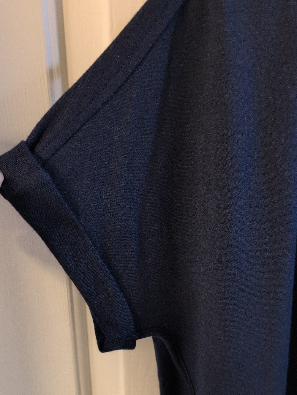 NWT Navy Short-Sleeve Crewneck Top - Picture 2 of 8